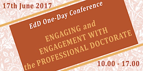 EdD One-Day Conference 2017 primary image