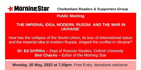 The Imperial Idea, Modern Russia and the War in Ukraine tickets