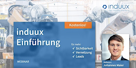 Hauptbild für Webinar: induux-Einführung 28.02.17