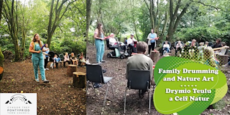 Family Drumming and Nature Art