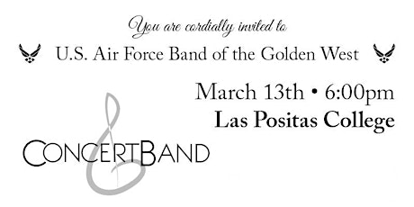US Air Force Band FREE concert at Las Positas College primary image