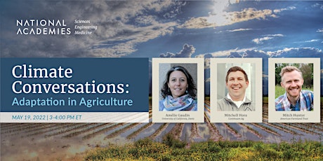 Climate Conversations: Adaptation in Agriculture ingressos
