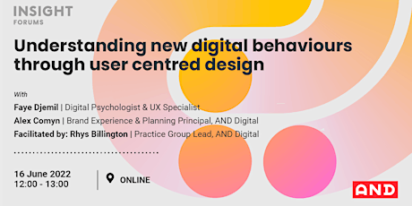 Understanding New Digital Behaviours Through User Centred Design entradas