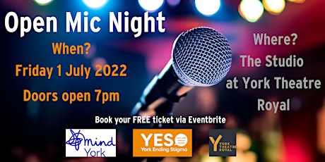 Open Mic Night at York Theatre Royal tickets
