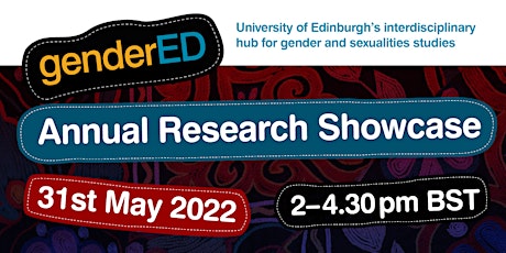 genderED Annual Research Showcase bilhetes