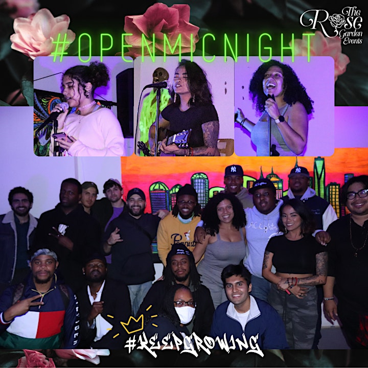 Open Mic Night Presented  By The Rose Garden Events image