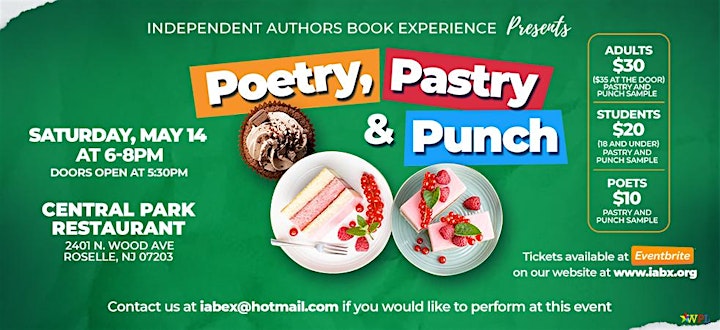 Poetry, Pastry and Punch image