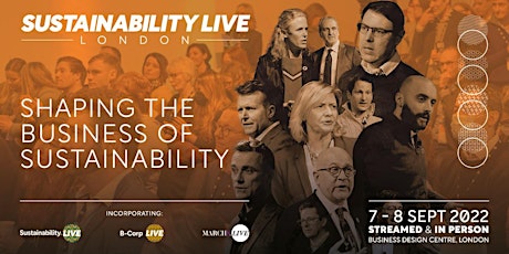 Sustainability LIVE London tickets