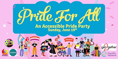 Pride for All: an accessible Pride party tickets