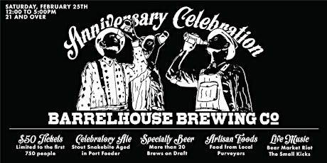 BarrelHouse Brewing Co. Year Four Anniversary Celebration primary image