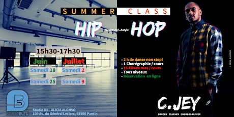 SUMMER CLASS HIP-HOP by C.Jey billets