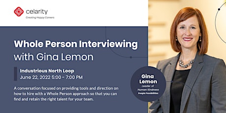 Whole Person Interviewing with Gina Lemon tickets
