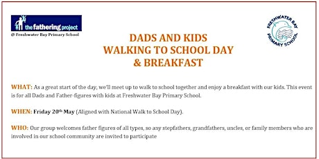 Dads and Kids Walking to School Day & Breakfast tickets