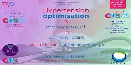 Hypertension optimisation and management in primary care tickets
