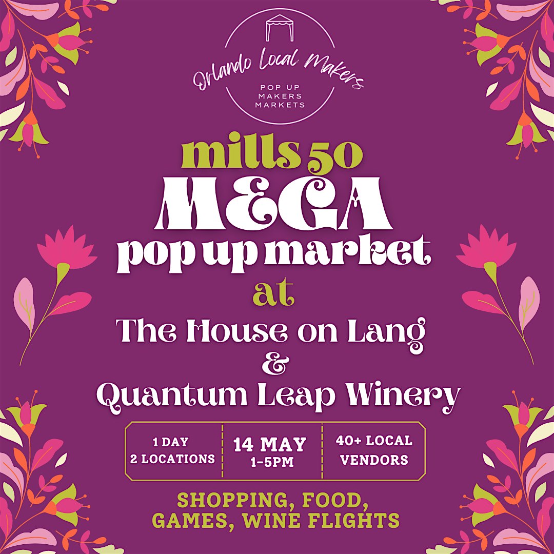MEGA Pop Up Market at The House on Lang AND Quantum Leap Winery