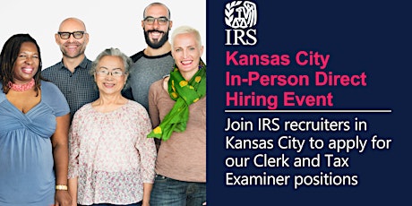 IRS Kansas City SC Direct Hiring Event – Clerk and Tax Examiner tickets