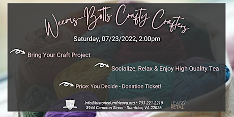 The Weems-Botts Crafty Crafters tickets