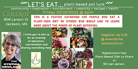 Imagem principal do evento Let's Eat...Plant-Based Pot Luck