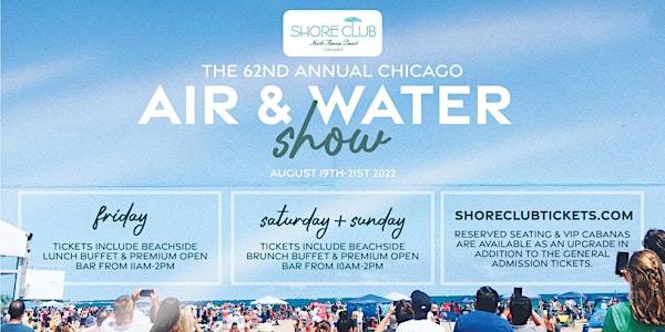 Air & Water Show Viewing Party - Saturday 8/20