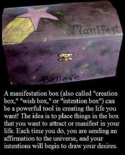 Creating a Manifestation Box Workshop