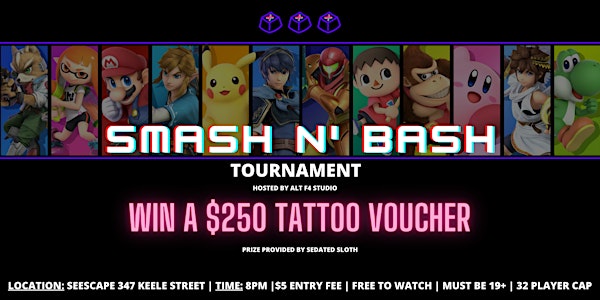 Smash n' Bash Smash Tournament | 19+ only
