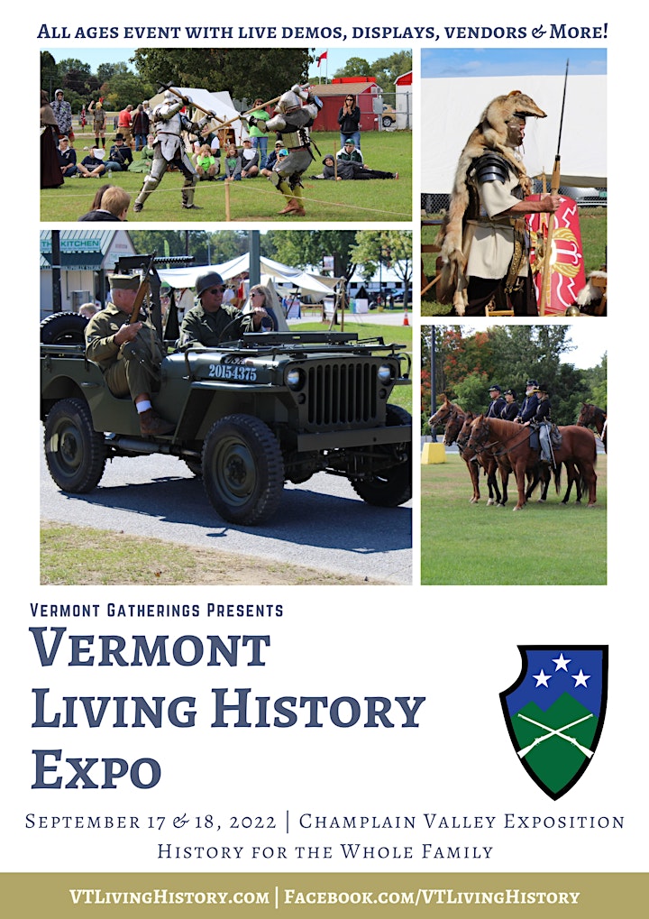 2022 Vermont Living History Expo image