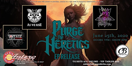 Purge the Heretics EP Release Party tickets