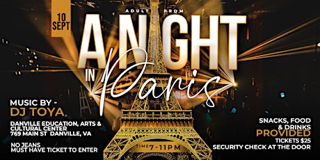 A Night In Paris tickets