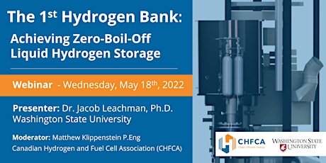 The 1st Hydrogen Bank – Achieving Zero-Boil-Off Liquid Hydrogen Storage tickets