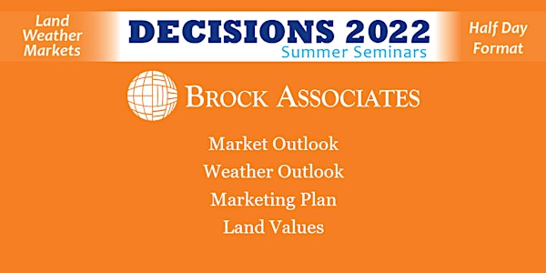 Brock Associates -  2022 Grain Marketing Seminar - Lafayette IN