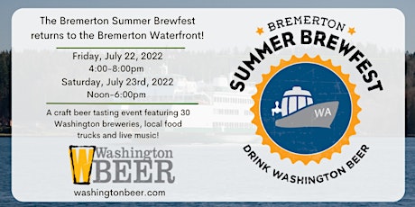 2022 Bremerton Summer BrewFest tickets