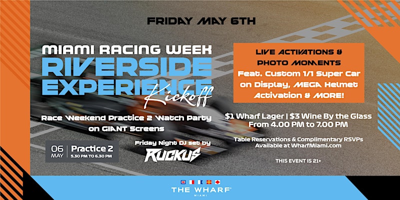 Miami Racing Week Riverside Experience - Friday 