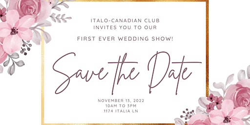 Italo-Canadian Club Wedding Show