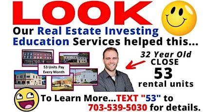 Learn Real Estate Investing with us -  a BIG community Support! tickets