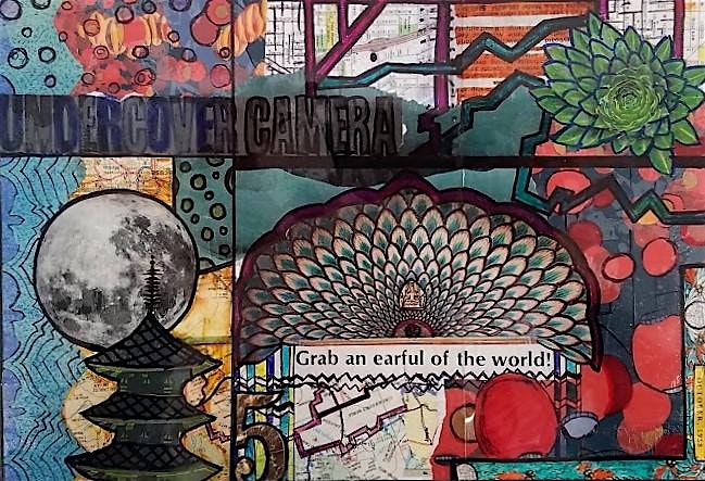Mixed Media Painted Paper Collage with Vivian Miller (Adult-MixedMedia)