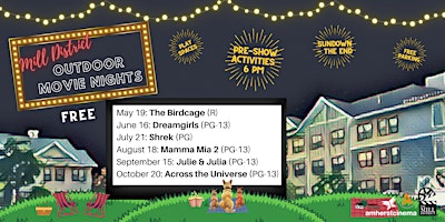 Mill District Outdoor Movie Nights