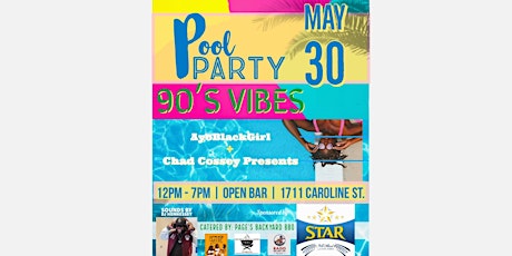 Summertime 90s Vibe Pool Party tickets