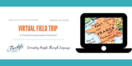 Virtual Trip! & French Conversation Practice tickets