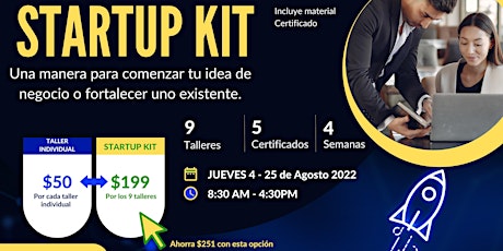 Sueño de Emprendedor (Startup Kit) entradas