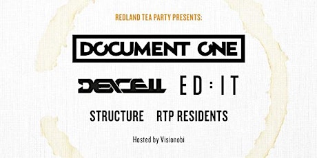 Redland Tea Party LDN: Document One, Dexcell, Ed:it, Structure, Visionobi primary image