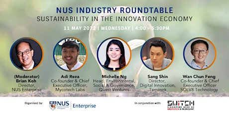 NUS IRS - Sustainability in the innovation economy primary image