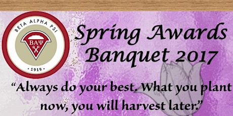 Spring Awards Banquet 2017 - Students RSVP primary image