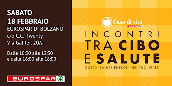 Incontri tra Cibo e Salute a Bolzano