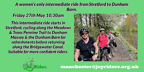A women's only intermediate ride from Stretford to the Dunham Barn. tickets
