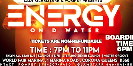 ENERGY ON D WATER tickets
