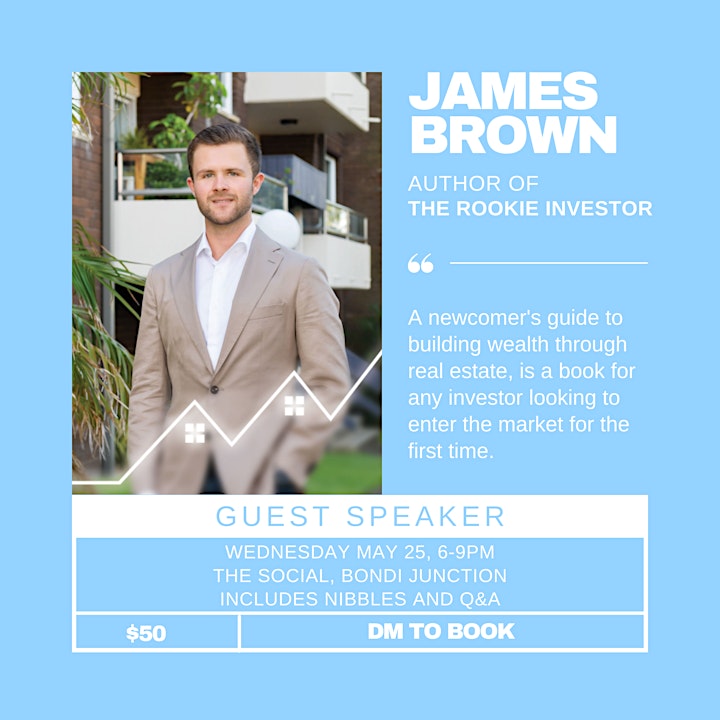 Entrepreneurs Mixer with Guest Speaker - James Brown image