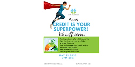Credit is your Superpower! tickets