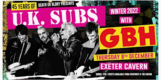 UK Subs / GBH Live at Exeter Cavern
