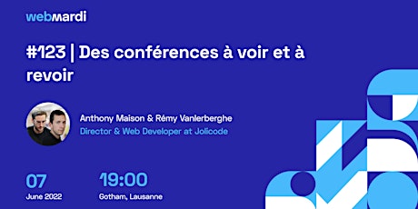 Hauptbild für #123 - Des conférences à voir et à revoir (A. Maison + R. Vanlerberghe)