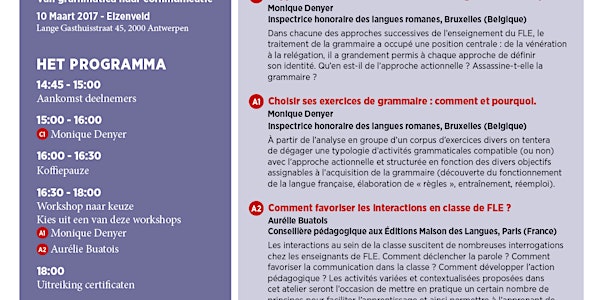 Passons à l'action! Van grammatica naar communicatie - Antwerpen